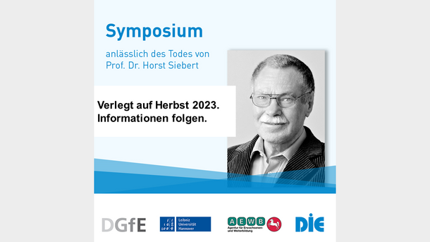Foto zum Symposium Prof. Dr. Horst Siebert