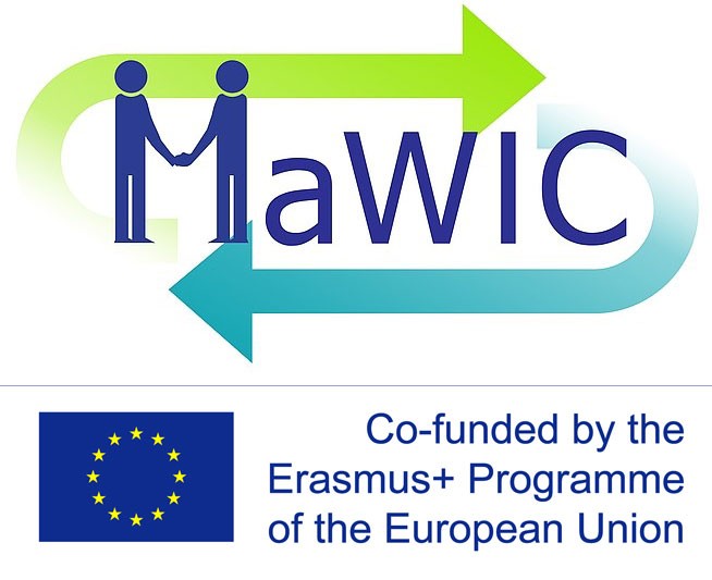 Logo MaWIC und Logo EU